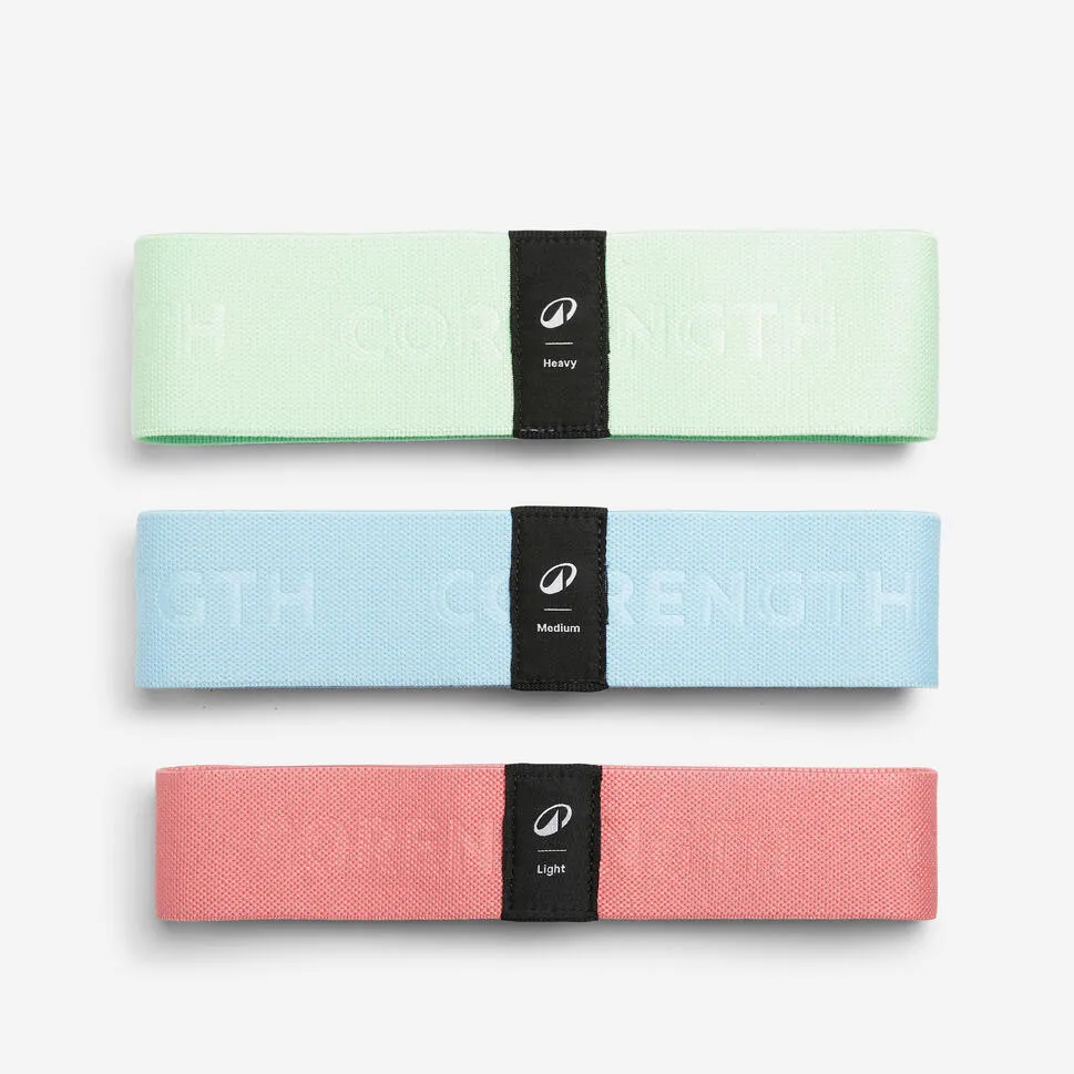 Sada 3 textilních gum na posilování