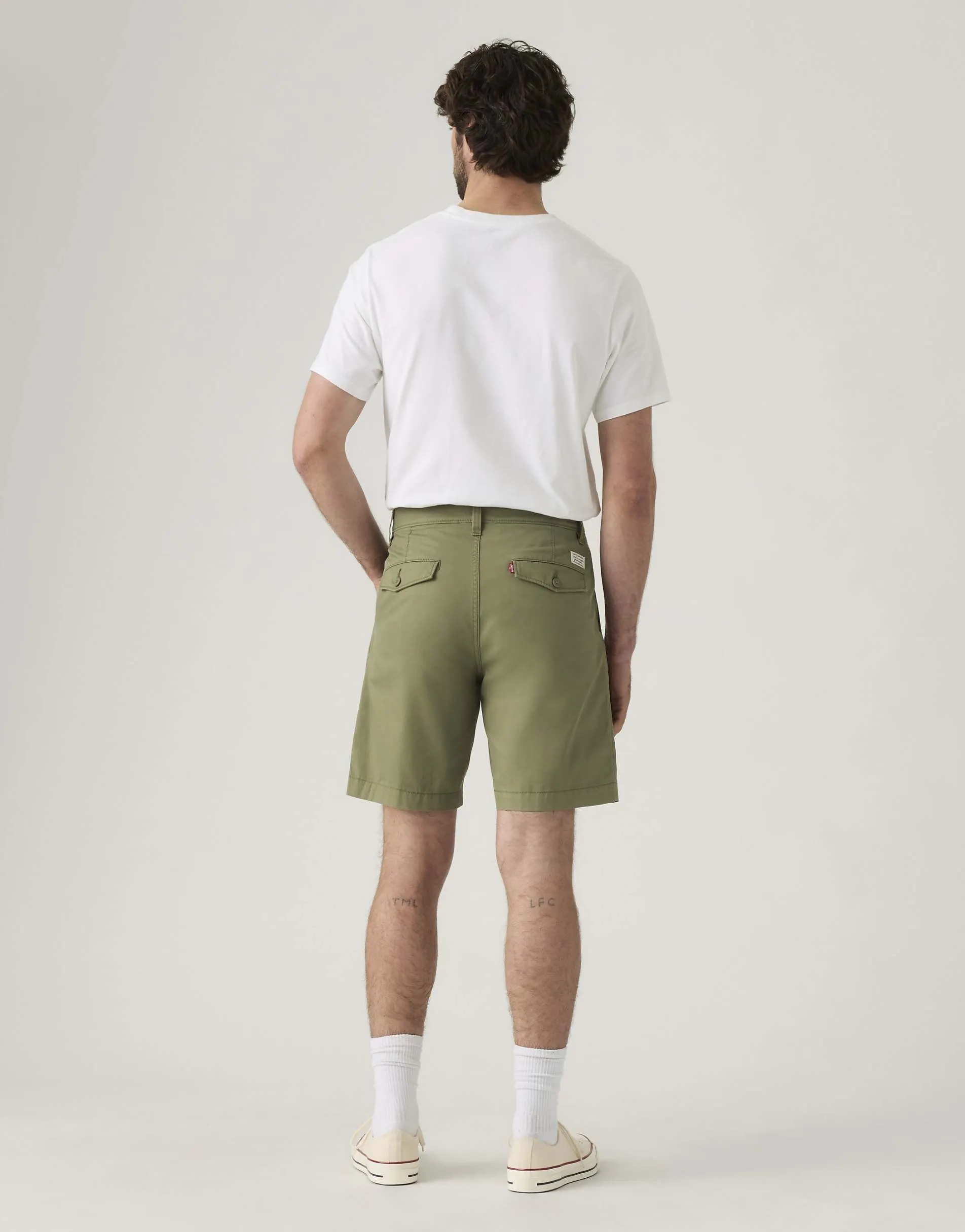 Levi's Xx chino authentic relaxed lightweight twill shorts in green