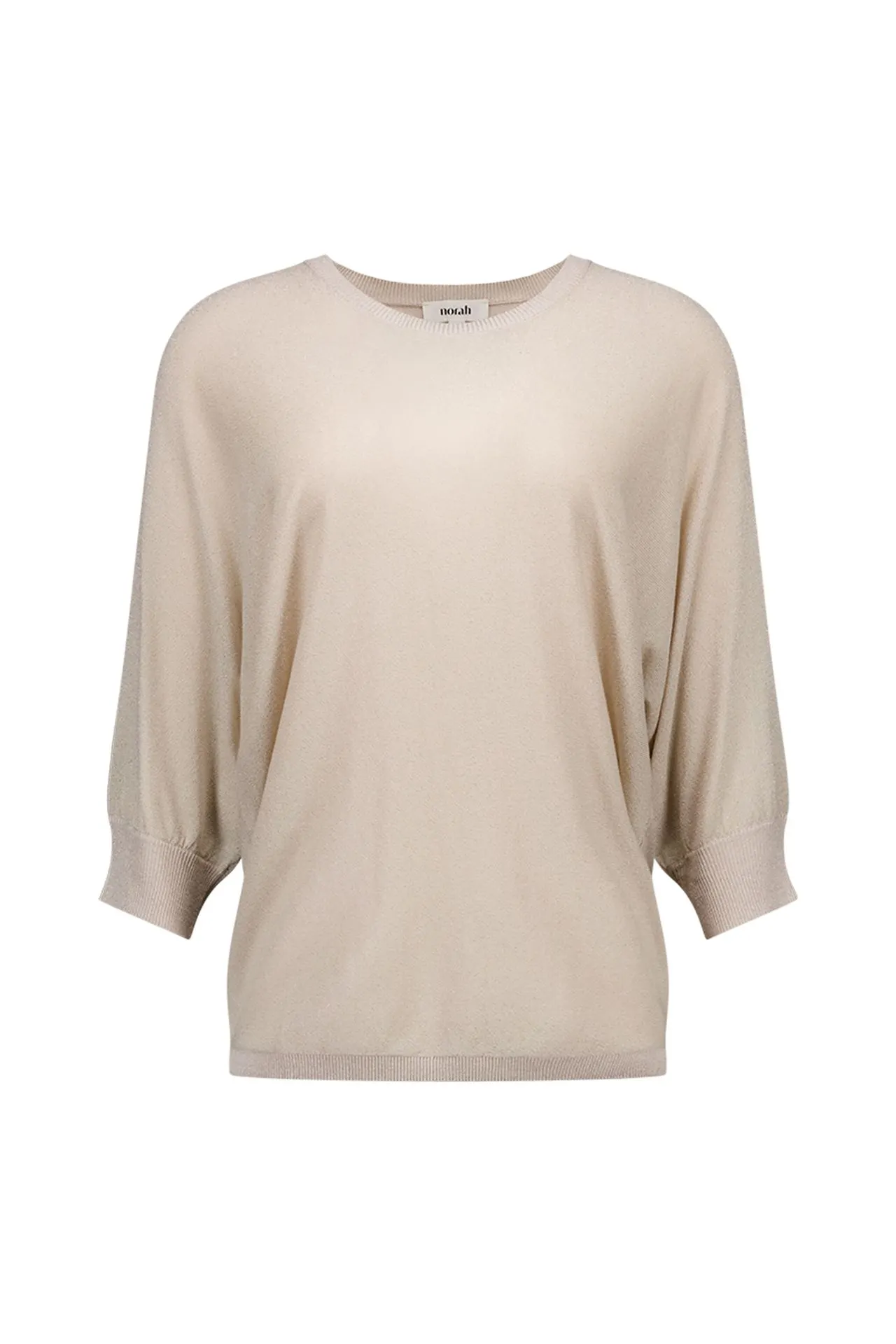 Goudkleurige gebreide trui