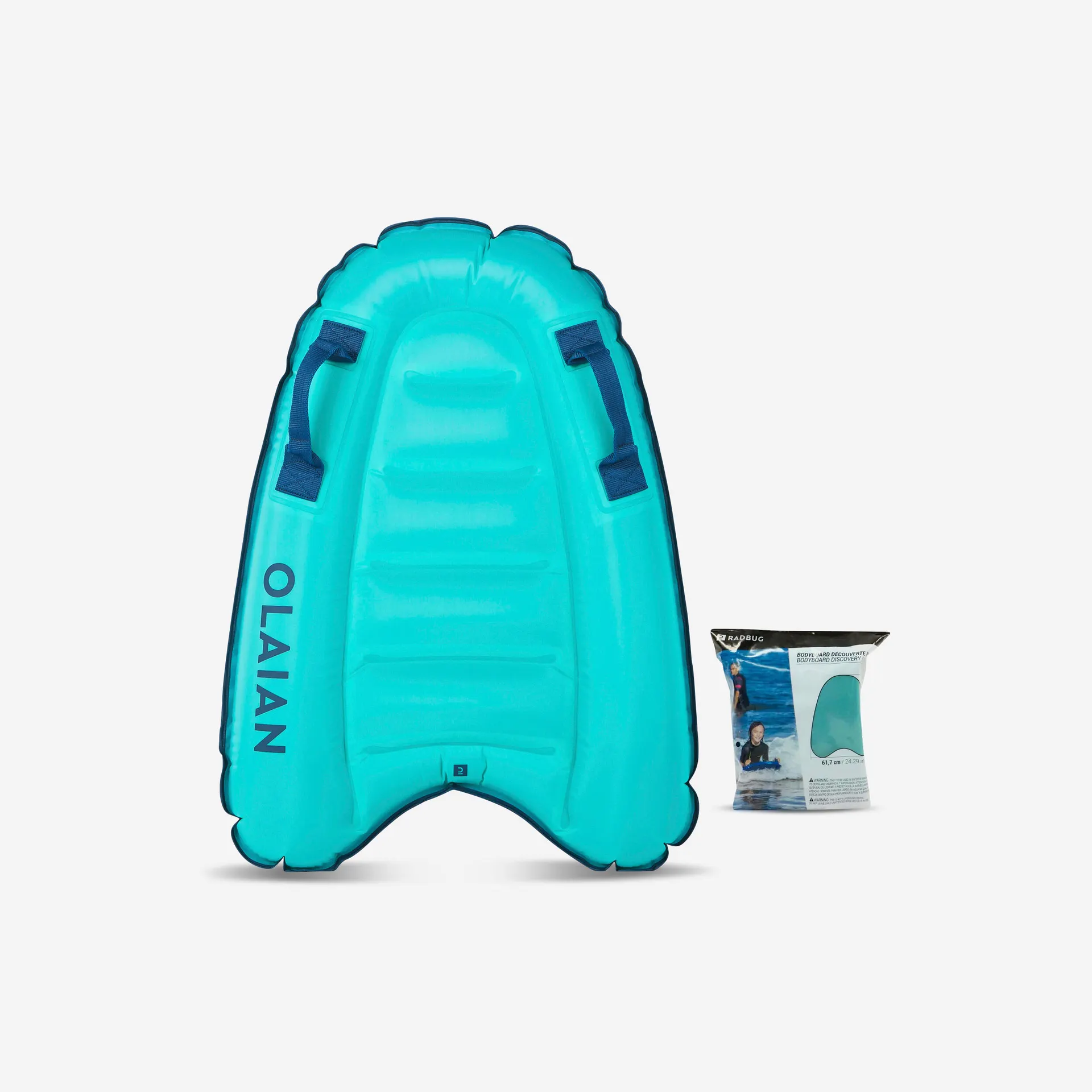 DECATHLON Dětský nafukovací bodyboard modrý 4 - 8 let (15-25 kg)