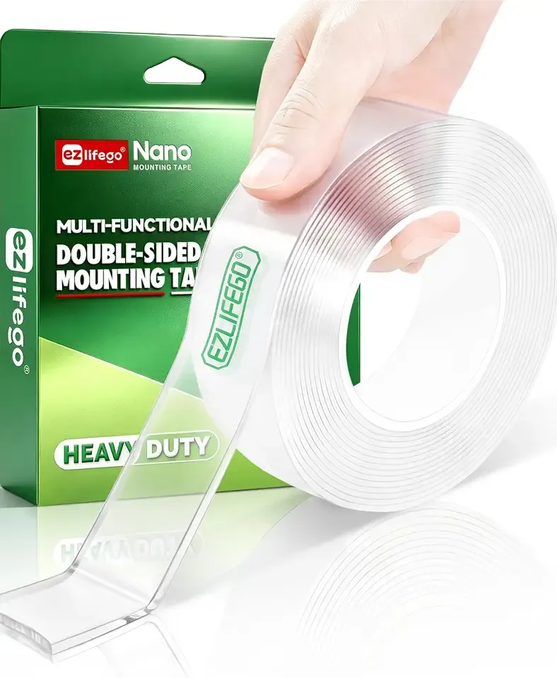 EZlifego Heavy Duty Invisible Bond Nano Double Sided Mounting Tape, 16.5FT