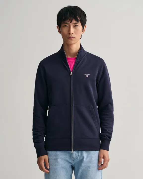 Cardigan i collegestoff