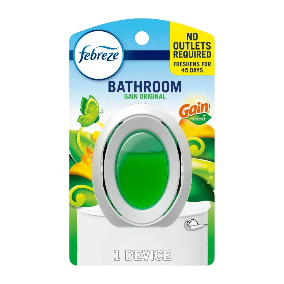 Febreze Small Spaces Odor-Eliminating Air Freshener, Gain Original Scent, 0.25 fl.oz.