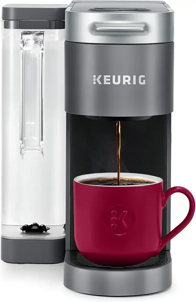 Keurig K-Supreme Single Serve K-Cup Pod Coffee Maker, MultiStream Technology, 4 Brew Sizes, 66oz Dual-Position Removable Reservoir, Gray