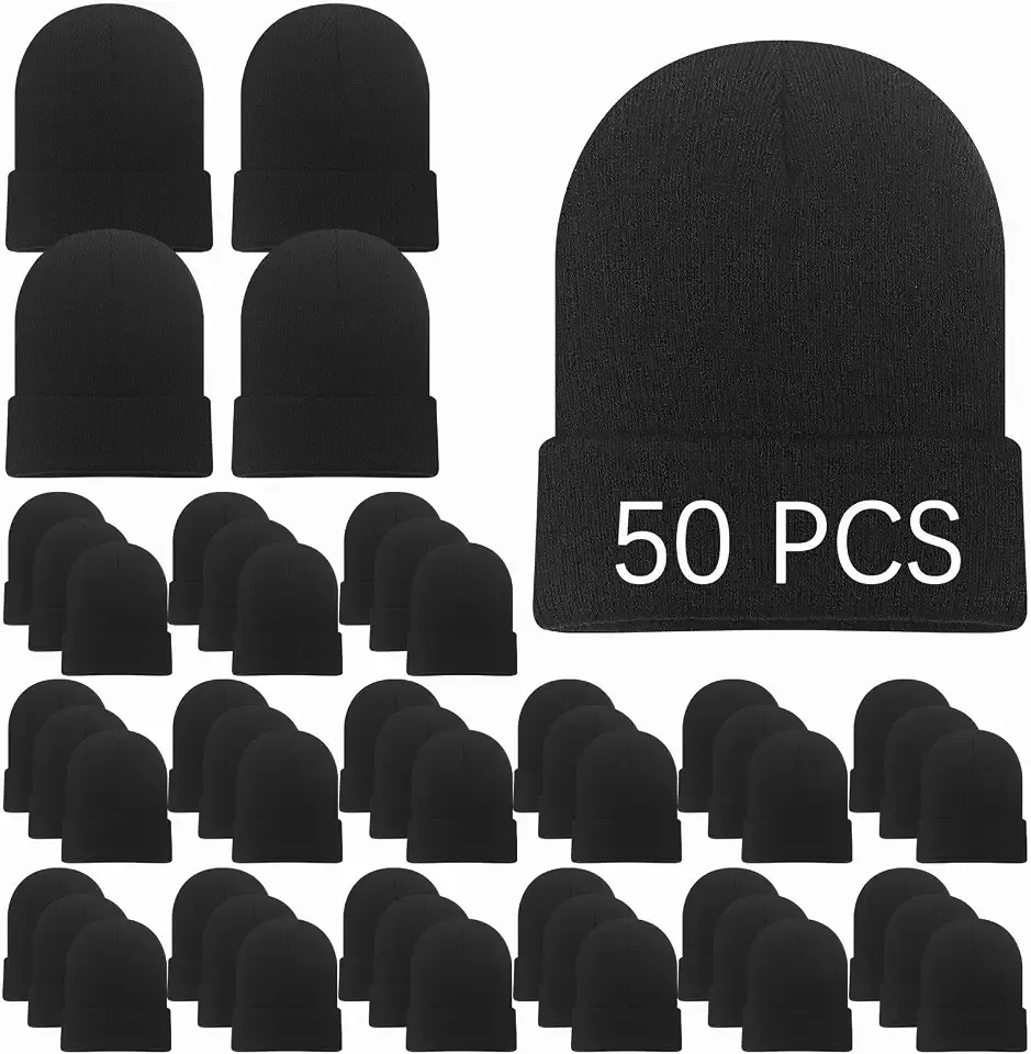 Beanie Hats for Men Beanie for Women Winter Knitted Hat Stocking caps, Soft Ski Hat Warm Blank