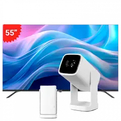 MOTOROLA 55" OLED 4K HDR (55MGFUHD) + PROYECTOR WANBO CUBE 1 (WAPROCUBE1)
