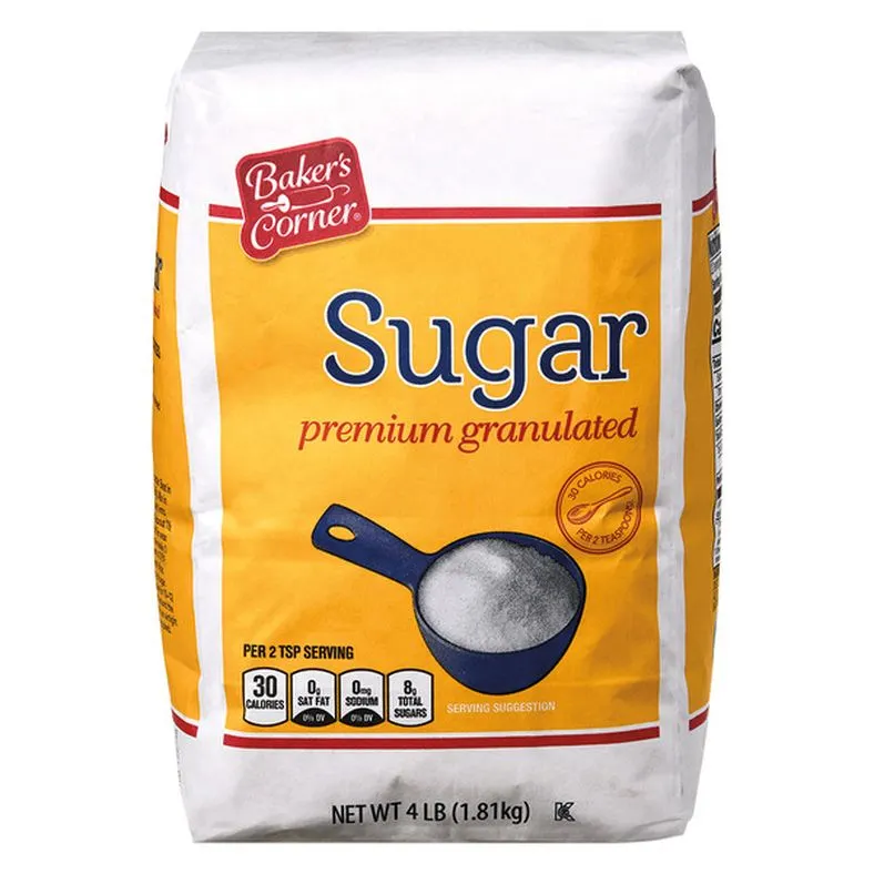 Baker's Corner 4 lb. Granulated Sugar
