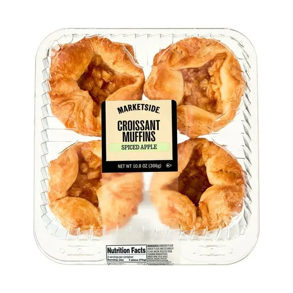Marketside Spiced Apple Croissant Baked Muffins, 4 Count, 10.8 oz $6.97 64.5 ¢/oz