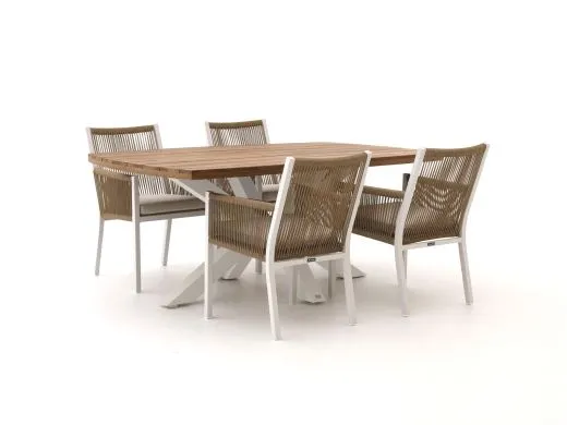 Manifesto Rivola/Induno Deens Ovaal 180cm dining tuinset 5-delig