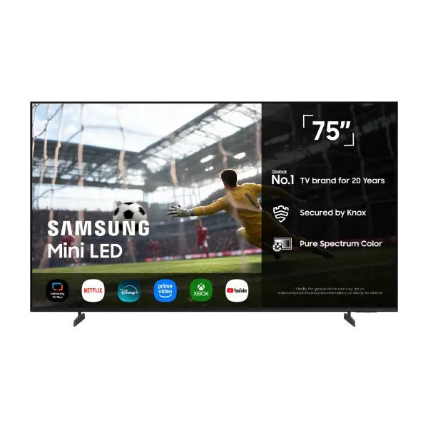 Samsung 75" 4K Mini LED TV 2026 - TU75M72HBUXNA