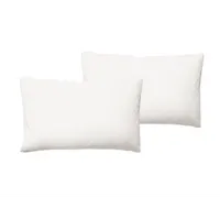 Mikrofaser Seersucker Kissenbezüge - 2er-Set, je ca. 40x80 cm