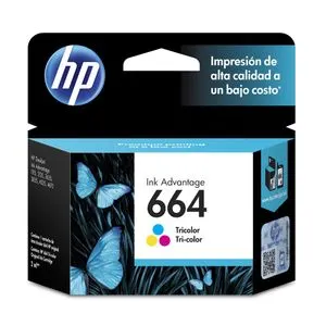 Cartucho de tinta HP 664 Tricolor Original (F6V28AL)