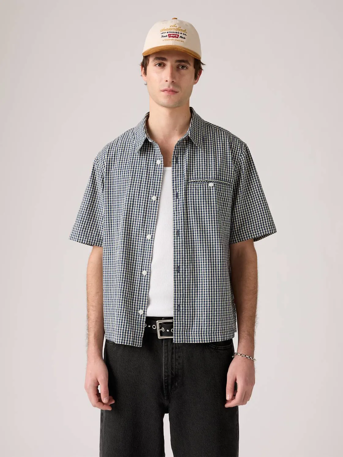 Short Sleeve Zandt Cropped Shirt