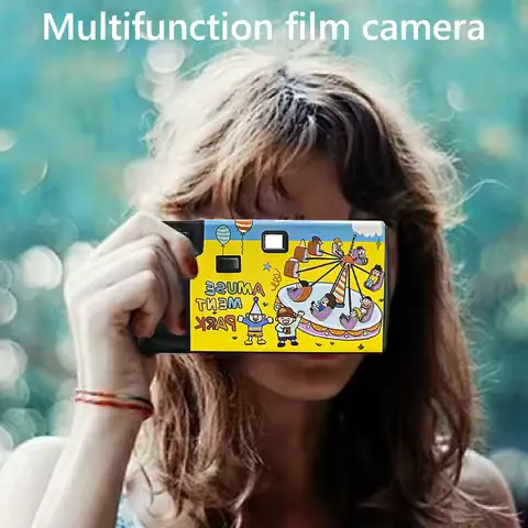 35mm Disposable Film Camera with Flash One Time Camera 400 ISO Disposable Camera for Gathering Wedding Travel