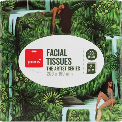 Pams The Artist Series 2Ply Facial Tissues