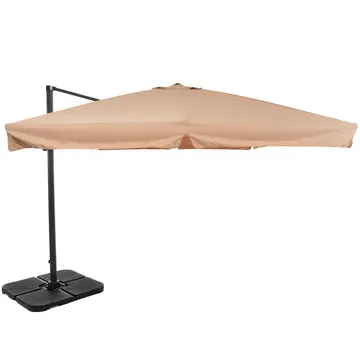 Ombrellone a Lampada con flap telo Camel 3x4 metri