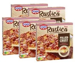 Dr. Oetker Pizza Rustica Filled Crust Triple Pepperoni