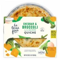 La Terra Fina® Cheddar & Broccoli Quiche
