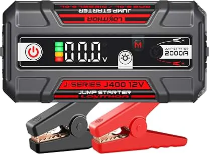 LOKITHOR J400 Jump Starter - 12V 2000A Lithium Battery Ju…