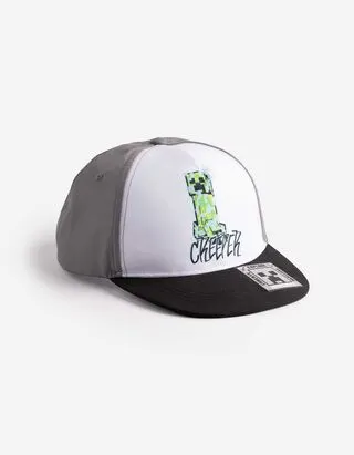 Berretto da baseball - Minecraft - bianco