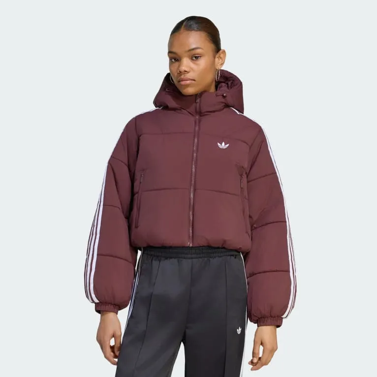 ADICOLOR CROPPED HOODED PUFFER JACKET