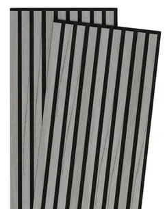 Akustikkpanel 117,5x36 cm 2-pk Ash grey