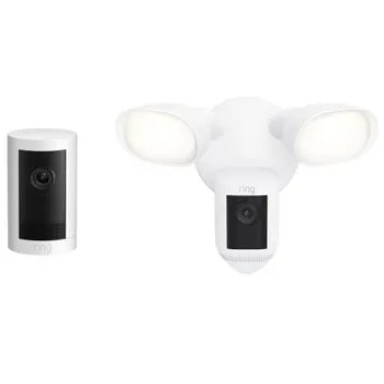 Ring Floodlight Cam Pro + Outdoor Cam Plus