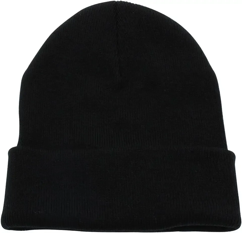 Beanie Men Women - Unisex Cuffed Plain Skull Knit Hat Cap