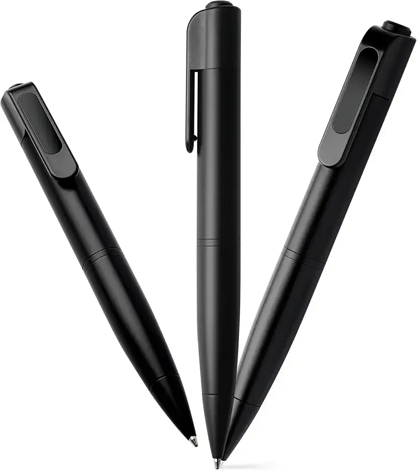 DAMOA 4K UHD Body Camera Pen, Portable Wearable Recording Camera with Clip, 75° Wide-Angle Lens, USB-C Charging, MicroSD Storage Support, Compact Video Recorder for Work, Travel, Meetings