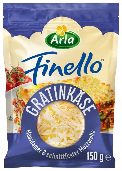 Arla Finello Gratinkäse gerieben