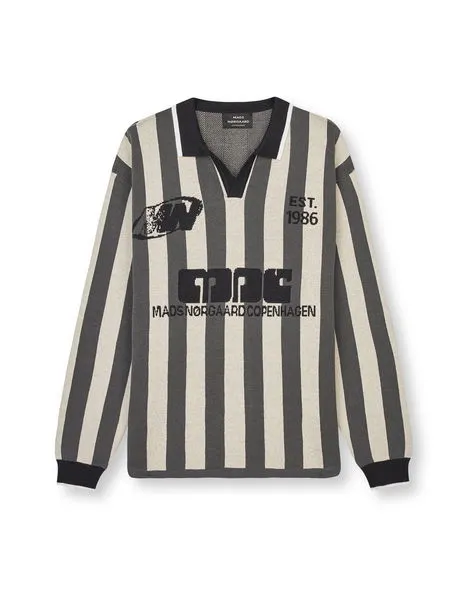 Fancy Liam Football Knit Rainy Day/Asphalt