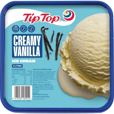 Tip Top Ice Cream 2L Varieties