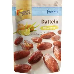 Datteln mit Zitrone