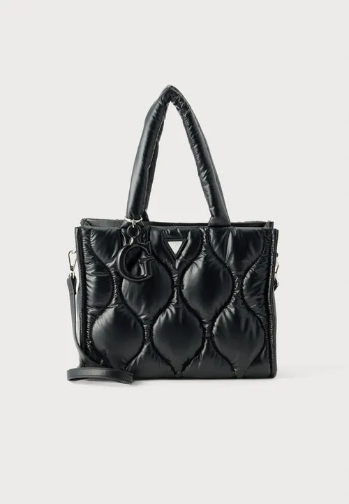 PUFFY TOTE BAG UNISEX - Håndveske - jet black