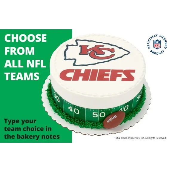 Team Spirit NFL Round Cake