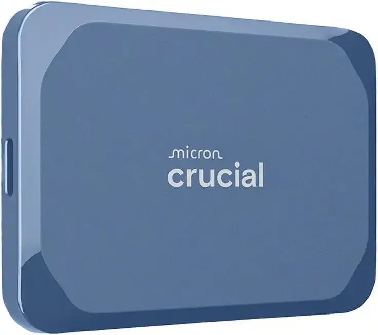 Crucial X10 4TB Portable SSD, Up to 2,100MB/s, USB 3.2 USB-C, External Solid State Drive, Compatible with Windows, Mac & Android, Durable Storage for Games, Photos & Files, Blue - CT4000X10SSD9-02