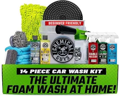Chemical Guys, 14-Piece Arsenal Builder Car Wash Kit…