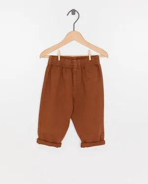 Bruine broek, baggy fit
