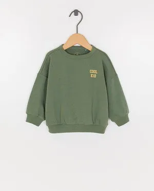 Sweater met backprint