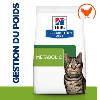 Hill's Prescription Diet Metabolic Weight Management poulet pour chat