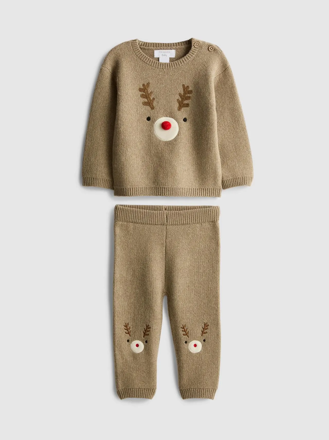 0–18 mois | Pull de Noël renne et legging nouveau-né