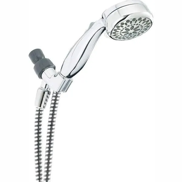 Delta 7-Spray Wall Mount Handheld Shower Head 1.8 GPM in Chrome