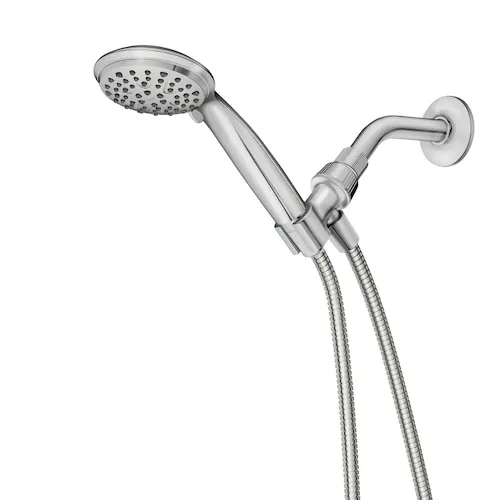 Attune 6-Spray Patterns 4 in. Wall Mount Handheld Showerhead in Chrome