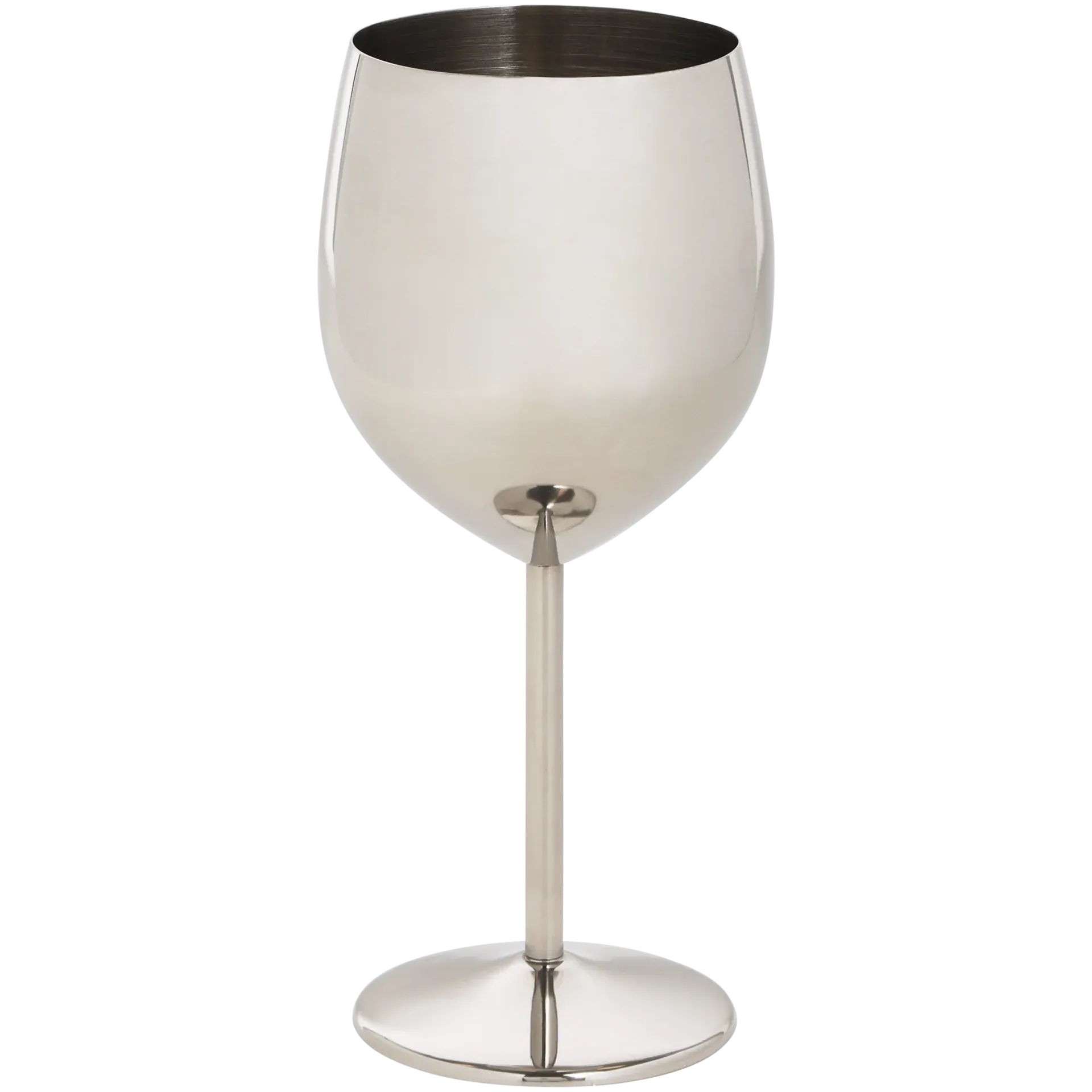 Bicchiere da cocktail e da vino in acciaio inox