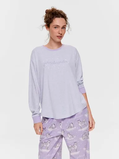 Grey Snowflake 100% Cotton Sweater