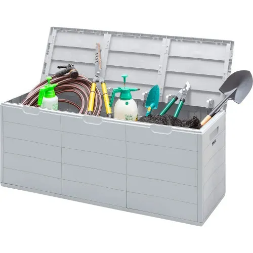 Baúl organizador Rimax Barú 300 lt gris hielo