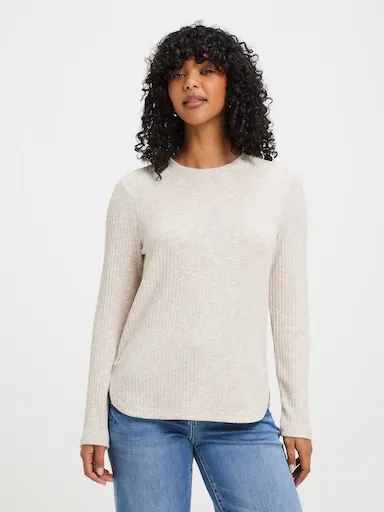 Just Jeans Eden Cosy Long Sleeve Rib Top