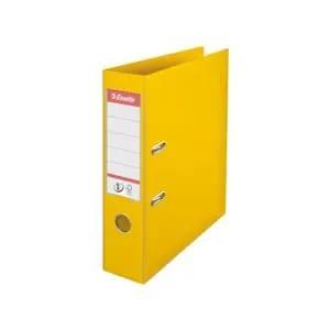 Brevordner Esselte No1 A4 75mm Sk. Gul
