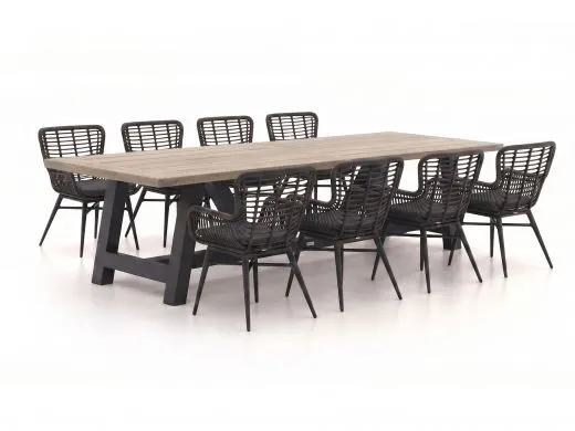 Intenso Asti/Bresimo 330cm dining tuinset 9-delig