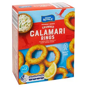 Crumbed Calamari Rings 400g